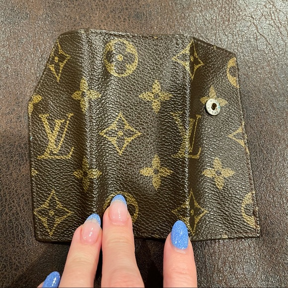 Louis Vuitton Brown Monogram Key Holder Case Ultra Rare Vintage - Picture 6 of 6